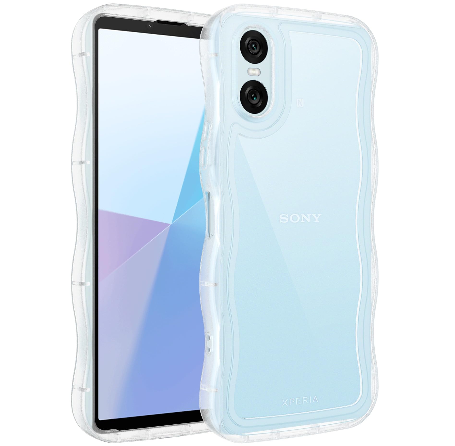 Amazon.co.jp: HILEGENER for Xperia 10 VI かわいい ケース うねうね